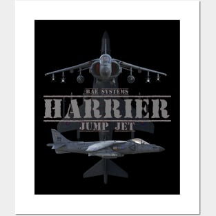 harrier jump jet Posters and Art